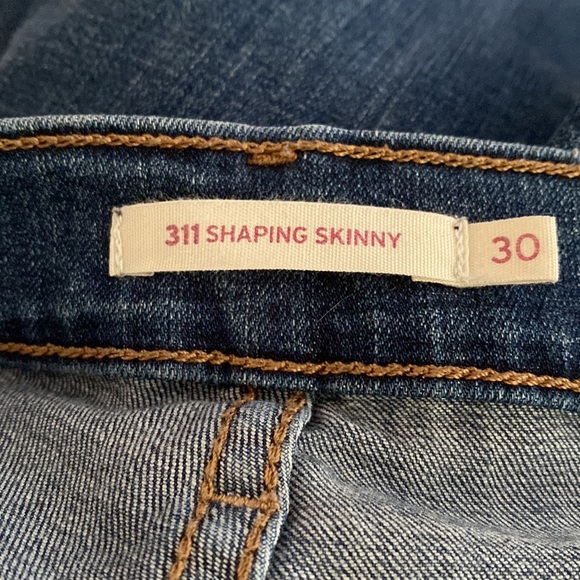 LEVI’S 311 Shaping Skinny Jeans width 30 length 28 12 - Picture 5 of 6